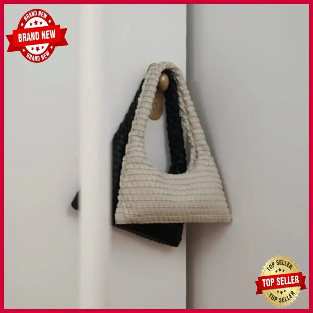 Small PU Leather Hobo Bag with Magnetic Closure for Casual Work Travel